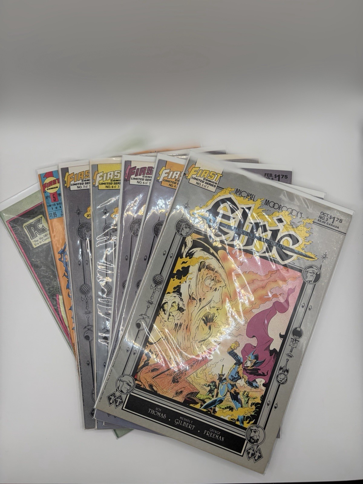 MICHAEL MOORCOCK'S ELRIC OF MELNIBONE Lot of 7 First/PC COMICS 1983 1985 VF/NM
