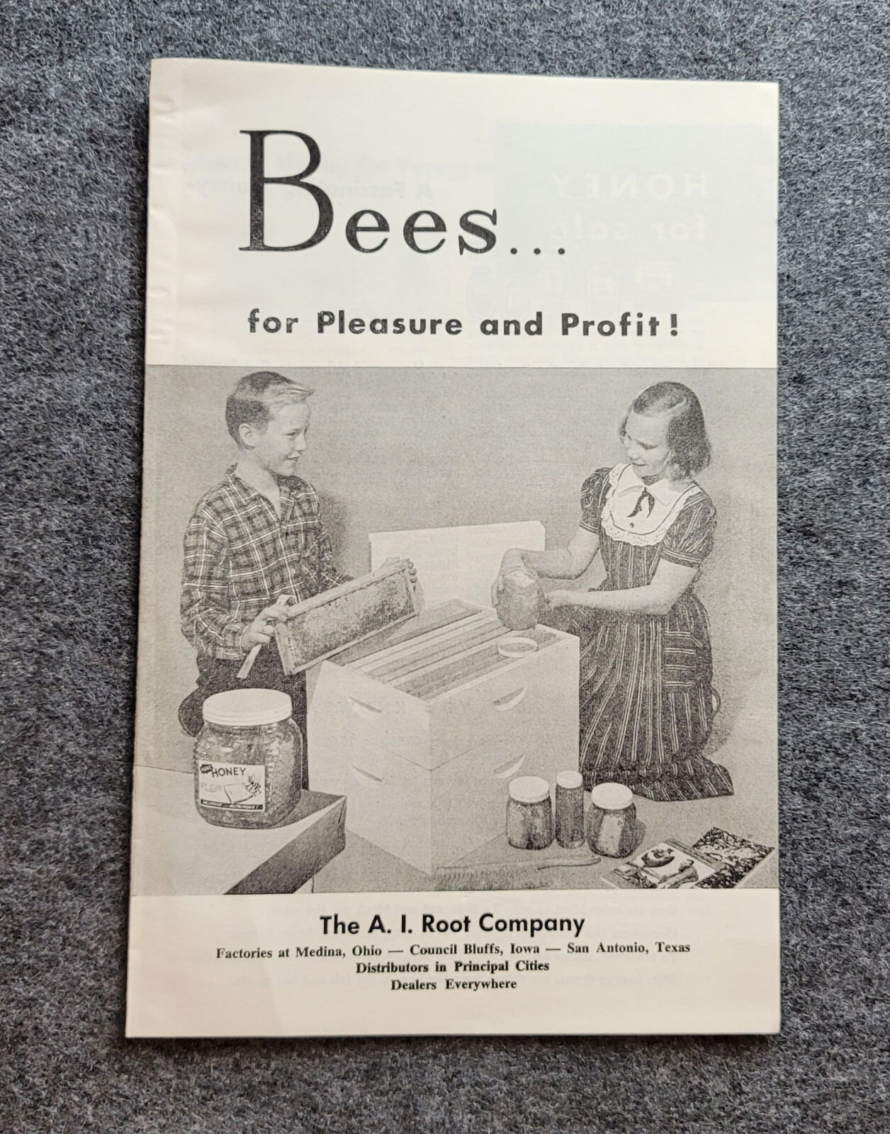 Vtg BEES FOR PLEASURE AND PROFIT Booklet AI Root Company ©1940s