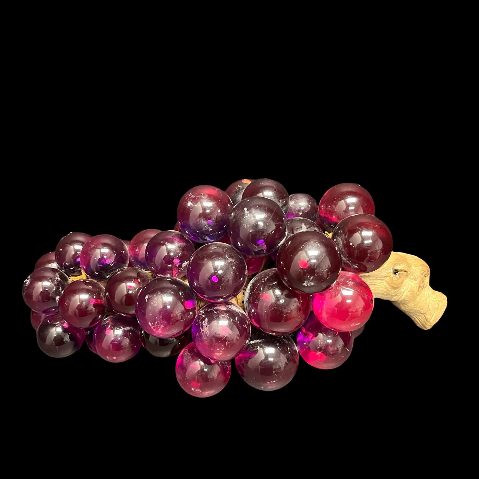 SALE Gigantic Purple Vintage Lucite Grape Cluster