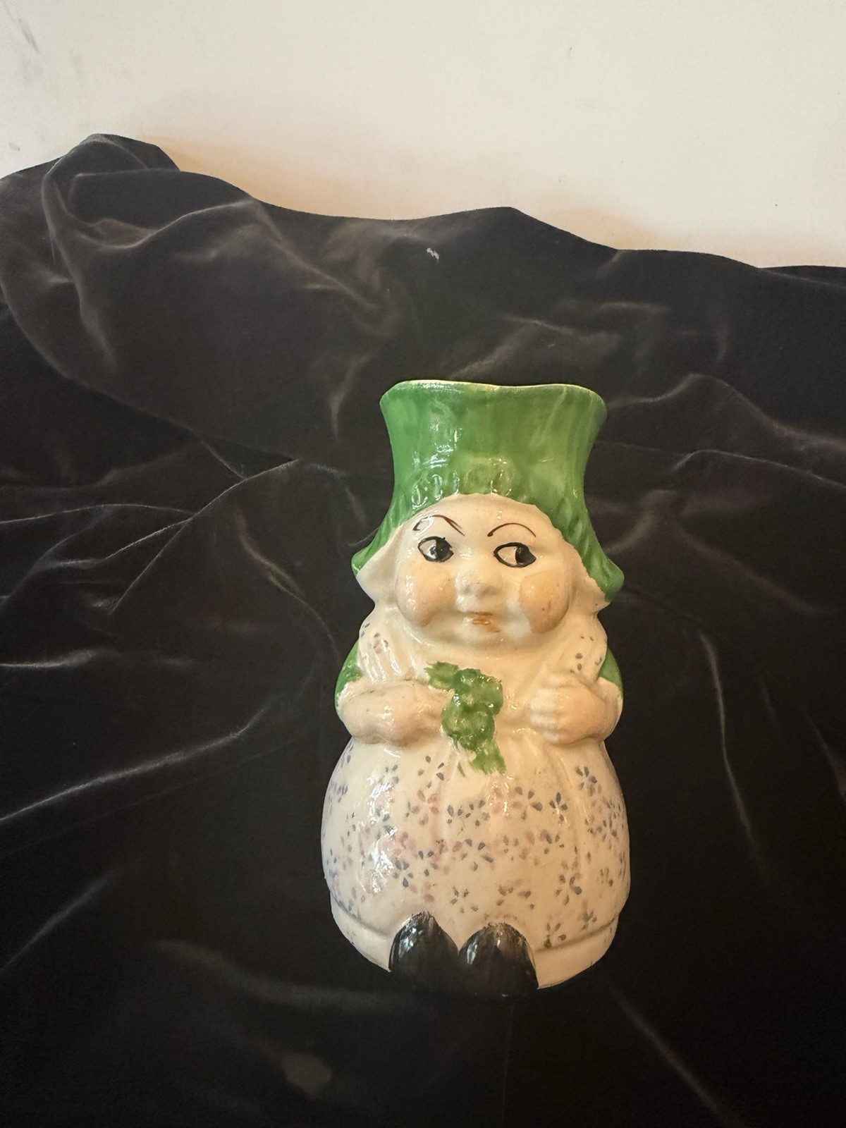 Antique 1930’s-40’s Vintage Ceramic Creamer Betsy Style Hand Painted Japan