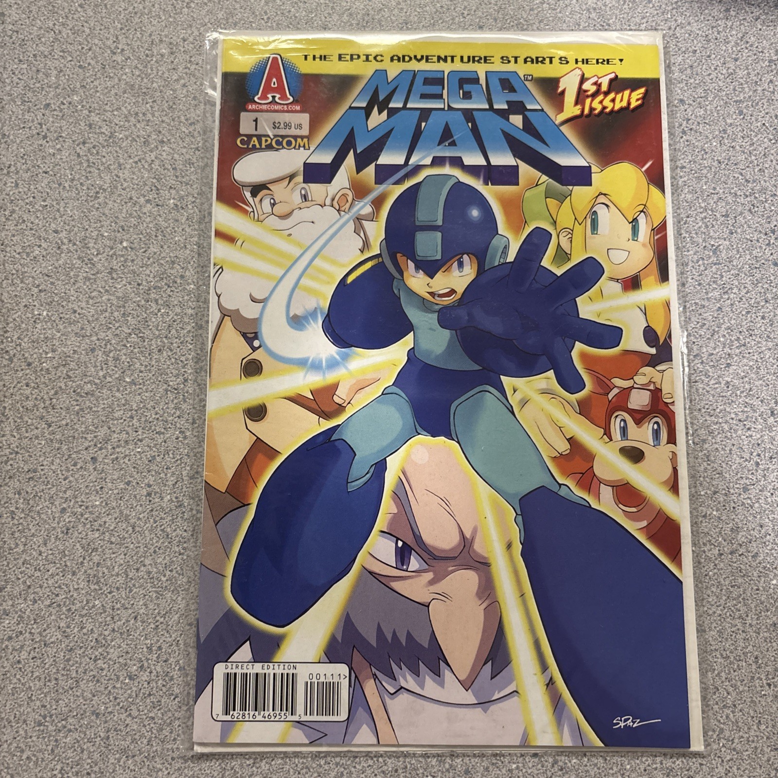 MEGA MAN #1 NM 1st PRINT EPIC ADVENTURE CAPCOM ARCHIE COMICS 2011 NM 🔥