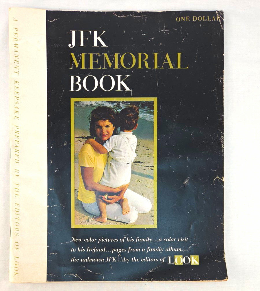 JFK Memorial Book  Prepared by the Editors of LOOK Magazine - from 1964