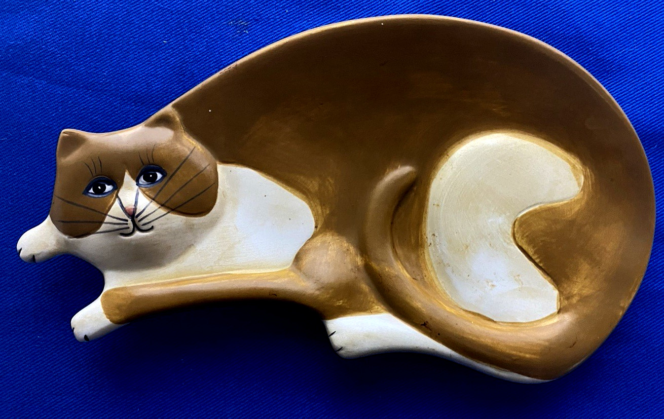 VTG. WARREN KIMBLE CAT COLLECTION SAKURA BY ONEIDA SPOON REST/SOAP DISH