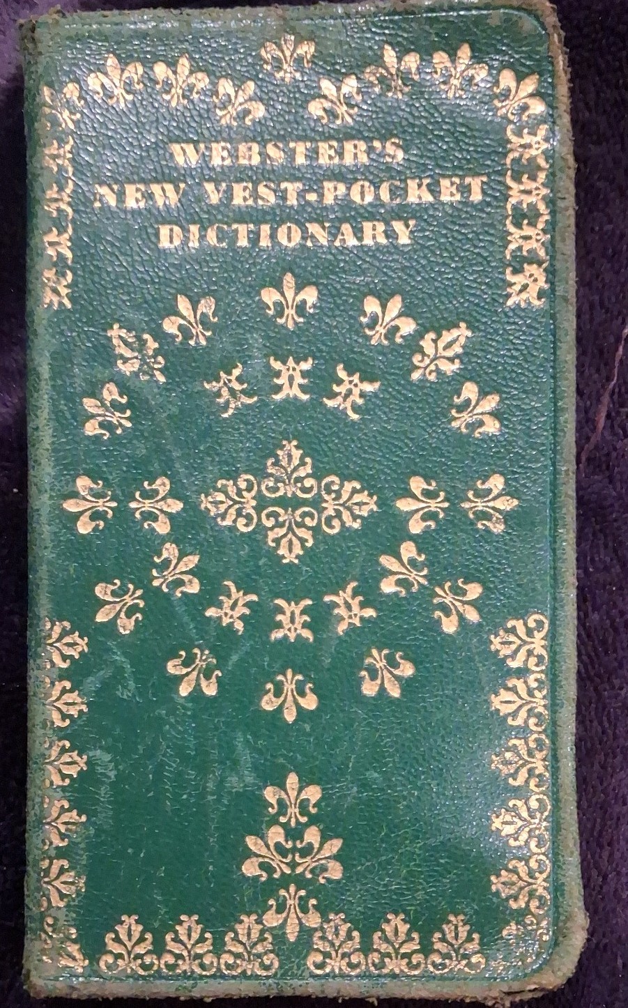 Vintage 1951 Webster New Vest-Pocket Dictionary Wilcox & Follett