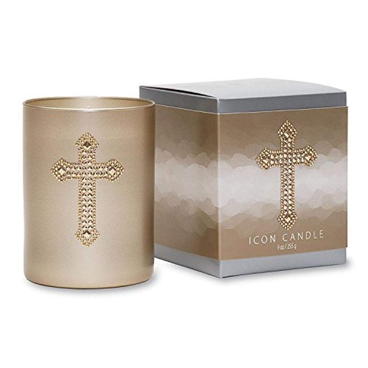 Primal Elements Cross Icon Candle, 9-Ounce, Black Primal Elements Cross Icon Candle, 9-Ounce, Black