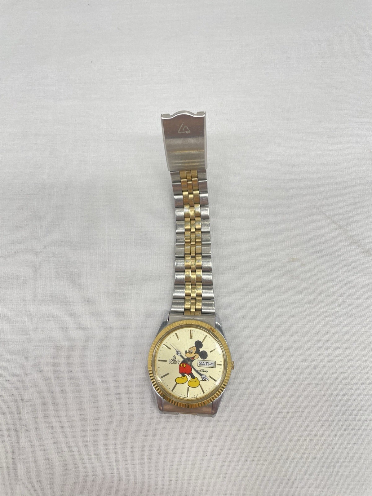 Vintage Lorus Quartz Unisex V533-8A10 Disney Mickey Mouse Watch NEW BATTERY