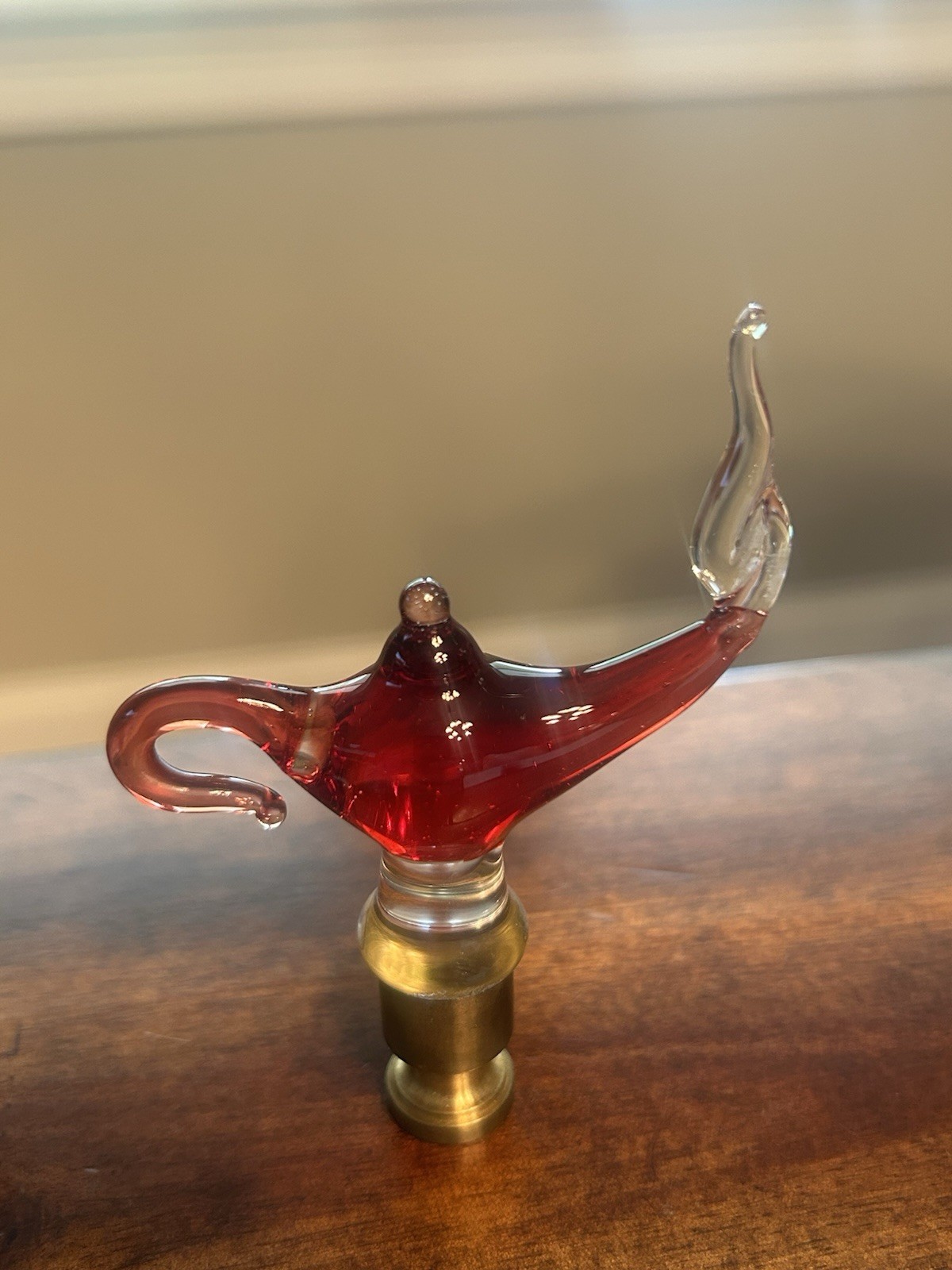 Aladdin Lamp Finial Red Genie Aladdin Lamp Finial Red Genie