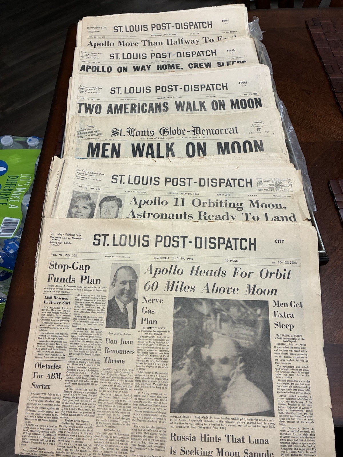 newspaper lot 1969 July