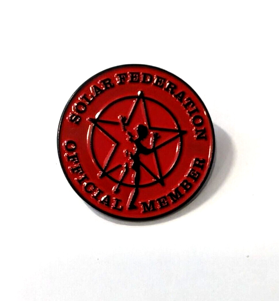 Rush - Solar Federation Official Member Enamel Pin Brooch Lapel Heavy Metal Punk