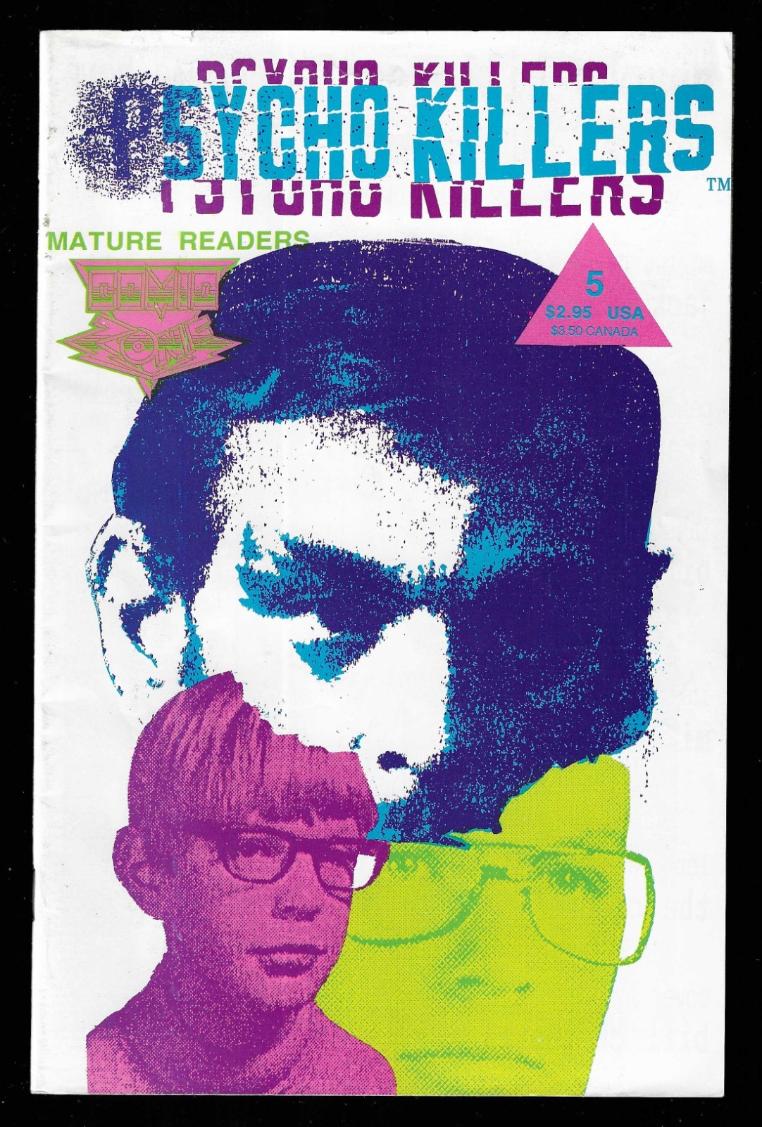 PSYCHO KILLERS #5 - VF+ Comic Zone July, 1992 JEFFREY DAHMER