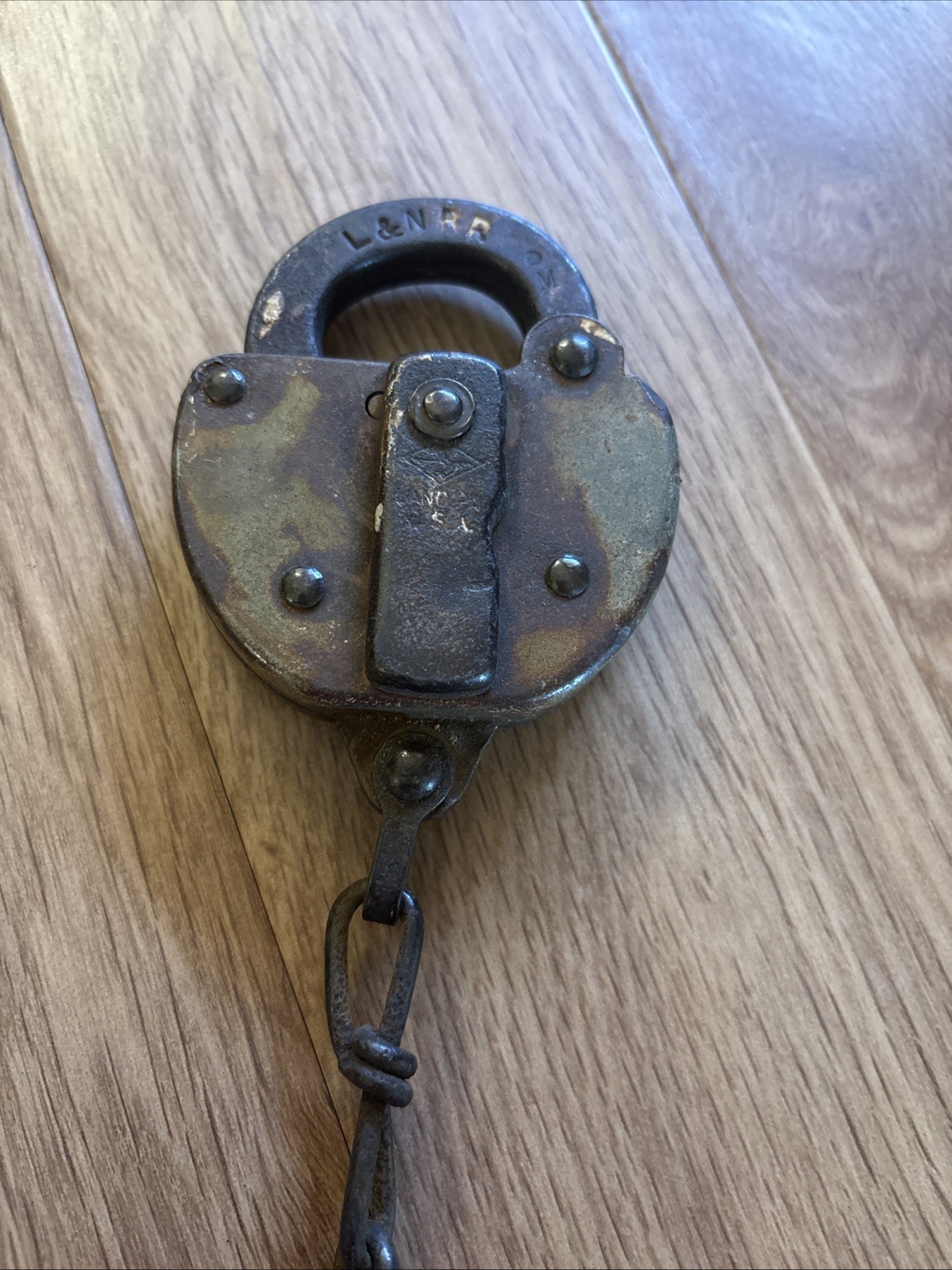 VINTAGE LOUISVILLE & NASHVILLE RAILROAD L&N FRAIM RAILROAD LOCK