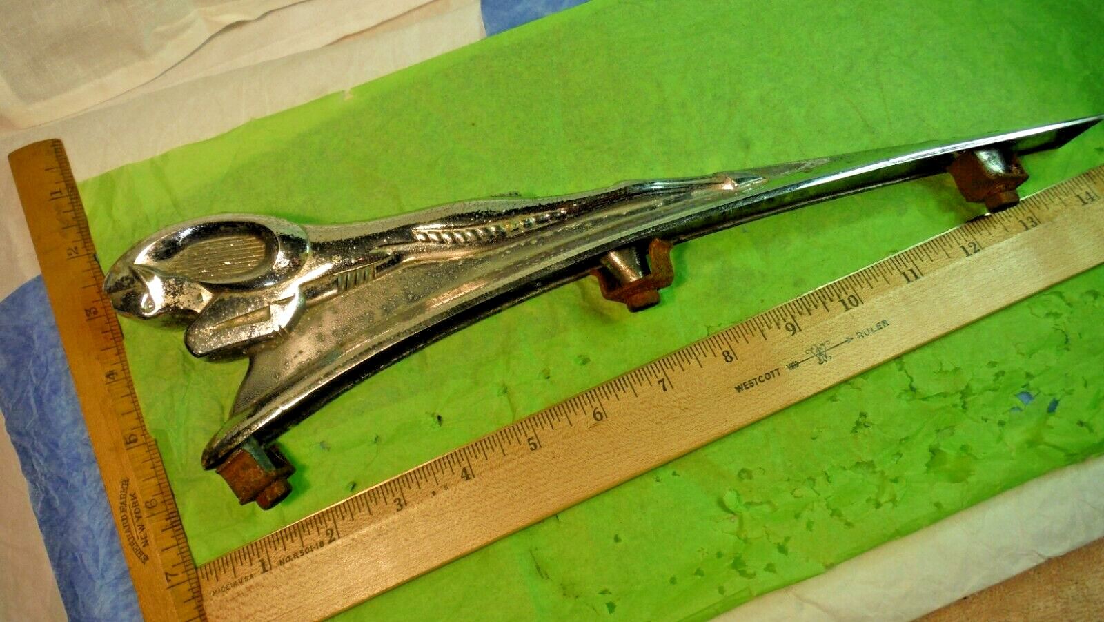 AY04 Dodge Ram Hood Ornament Vintage 1946-48 #115852 DODGE D-24 D-25 SEDAN