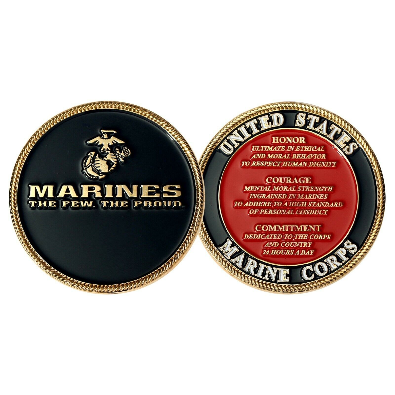 US Marine Corps USMC Marine Corps Values Challenge Coin CC-1472