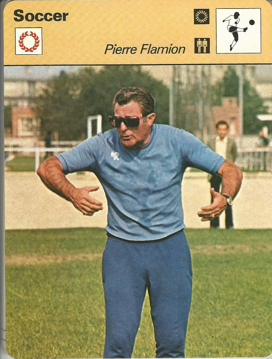 1977-79 Sportscaster Card, #38.19 Soccer, Pierre Flamion