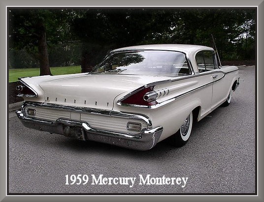 1959 Mercury Monterey coupe White, Toolbox - Refrigerator Magnet, 42 MIL