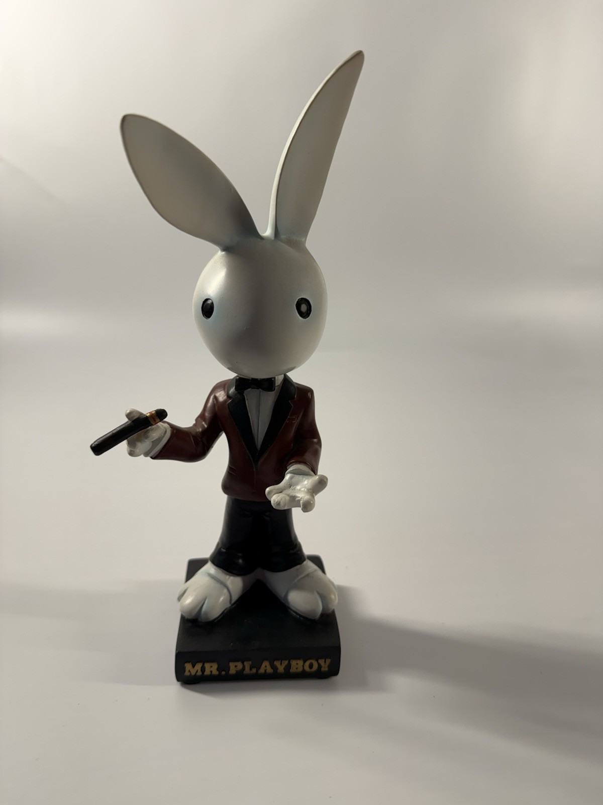 Playboy  Mr. Playboy Bunny Bobblehead Loose No Box Figure Figurine 2009 9”
