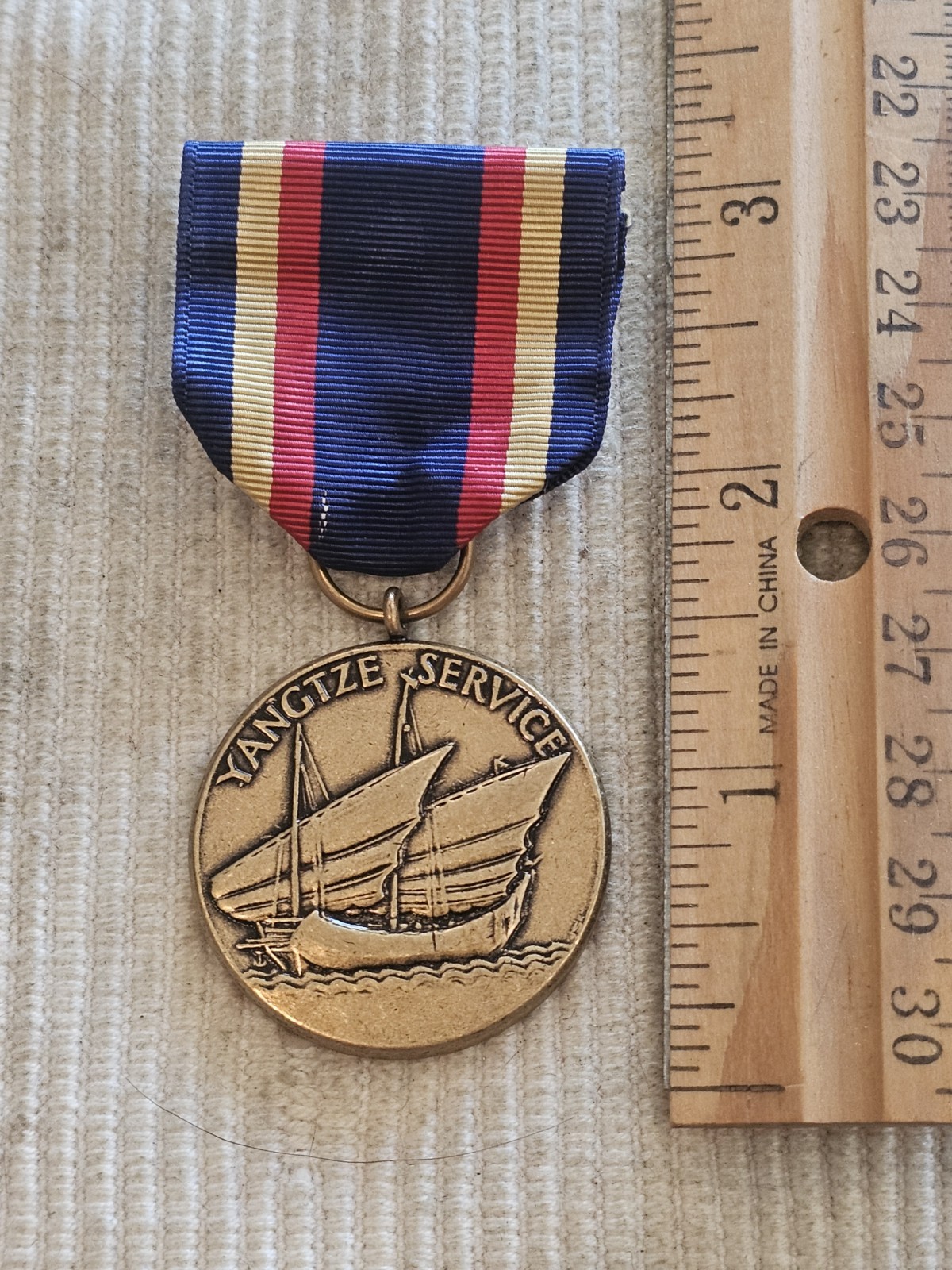 1960s Pre WWI USN Navy Marine 1926 Yangtze Campaign Medal L@@K