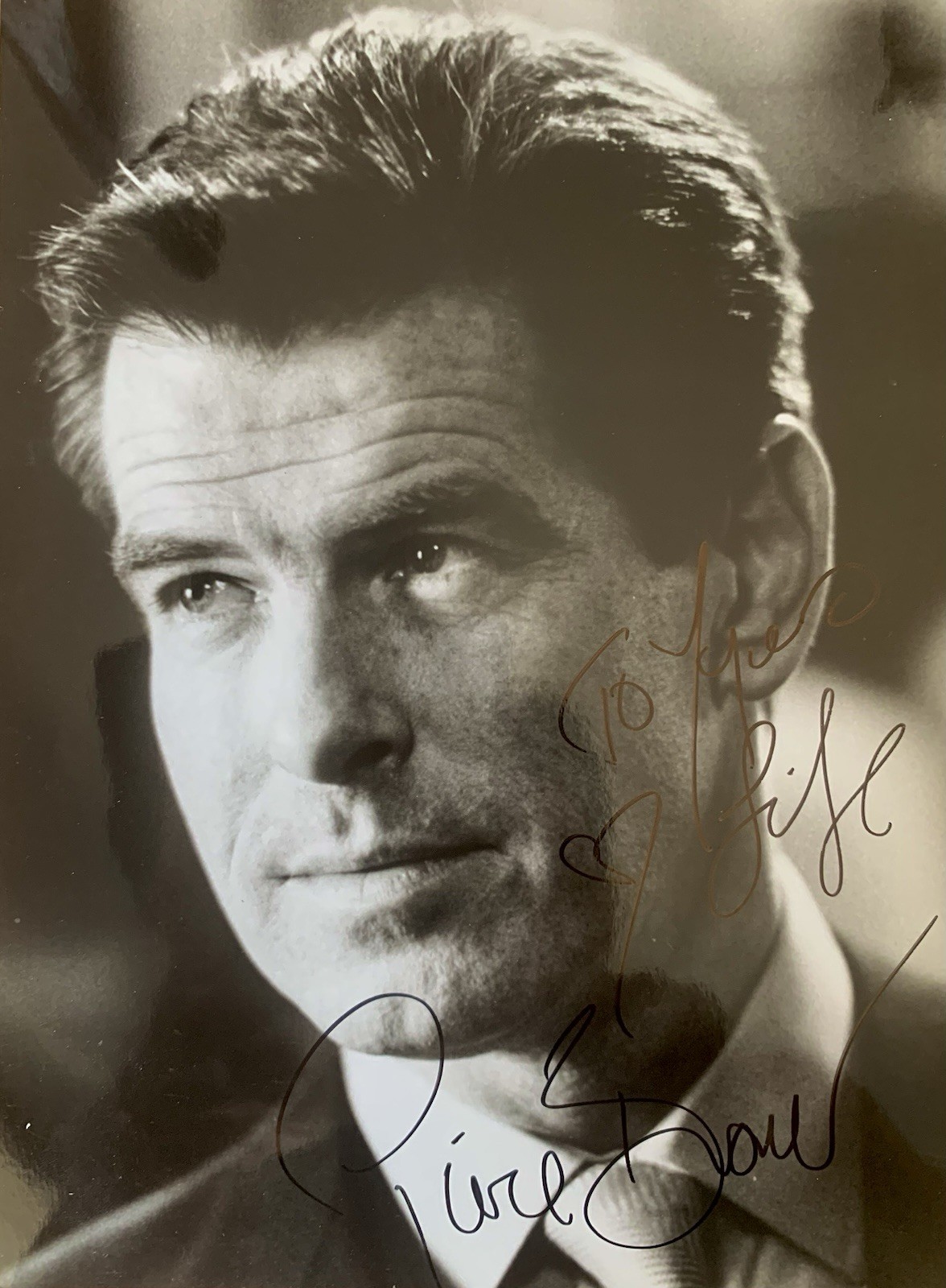 Pierce Brosnan - James Bond - Cannes - Original Signed Photograph, Autograph