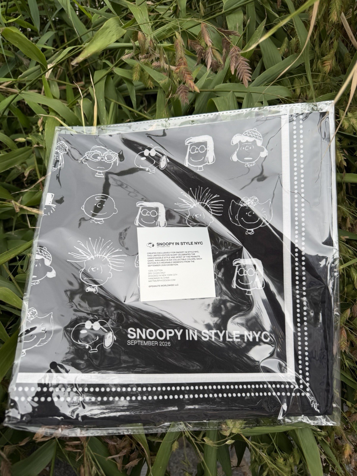 Snoopy In Style NYC Pop-up Exhibit Bandana Limited Edition