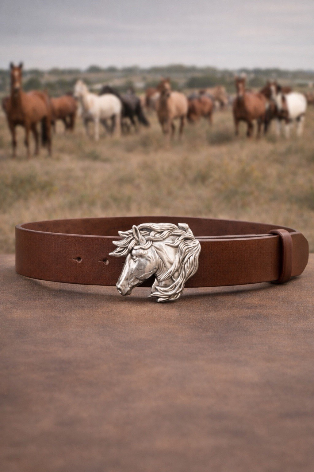 Horse Head Belt Buckle – Polished Silver Finish Horse Head Belt Buckle – Polished Silver Finish