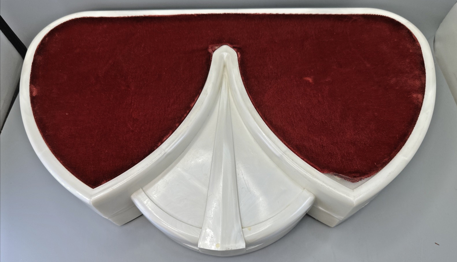 Vintage Dream Chest Vanity Set by Crosby in Original Red Velvet Case