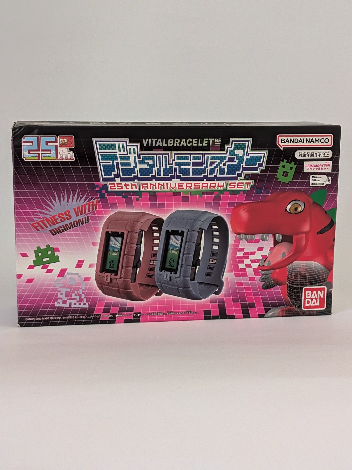 Bandai Digimon 25th Anniversary set Vital bracelet BE Digital Monster New Sealed