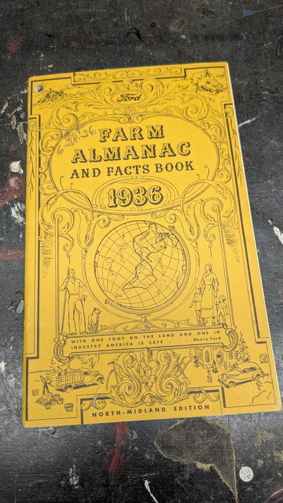 1936 Ford Farm Almanac original 1936 Ford Farm Almanac original