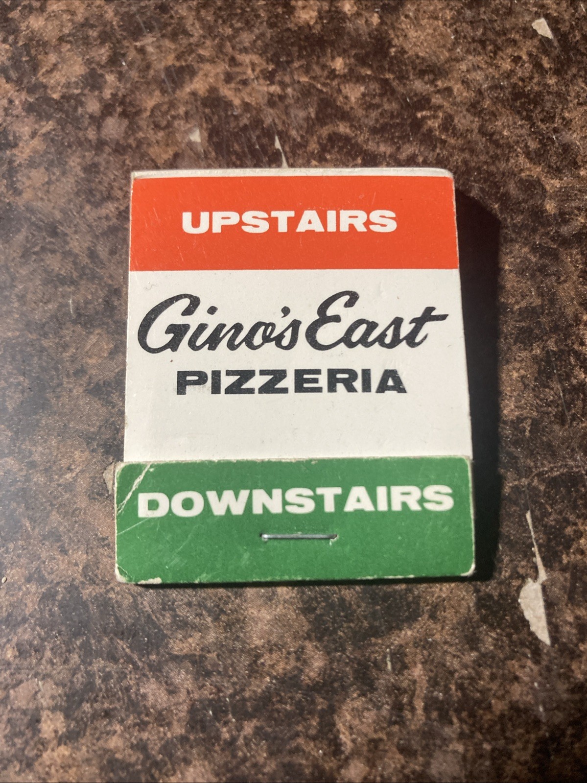 Gino’s East Pizzeria Chicago Matchbook