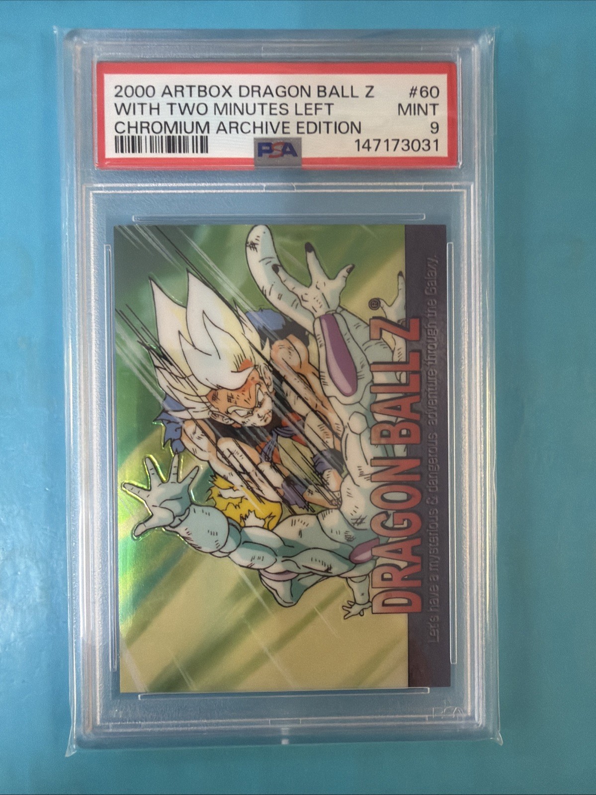 2000 Artbox Dragon Ball Z With Two Minutes Left Chromium Archive Edition PSA 9  2000 Artbox Dragon Ball Z With Two Minutes Left Chromium Archive Edition PSA 9 
