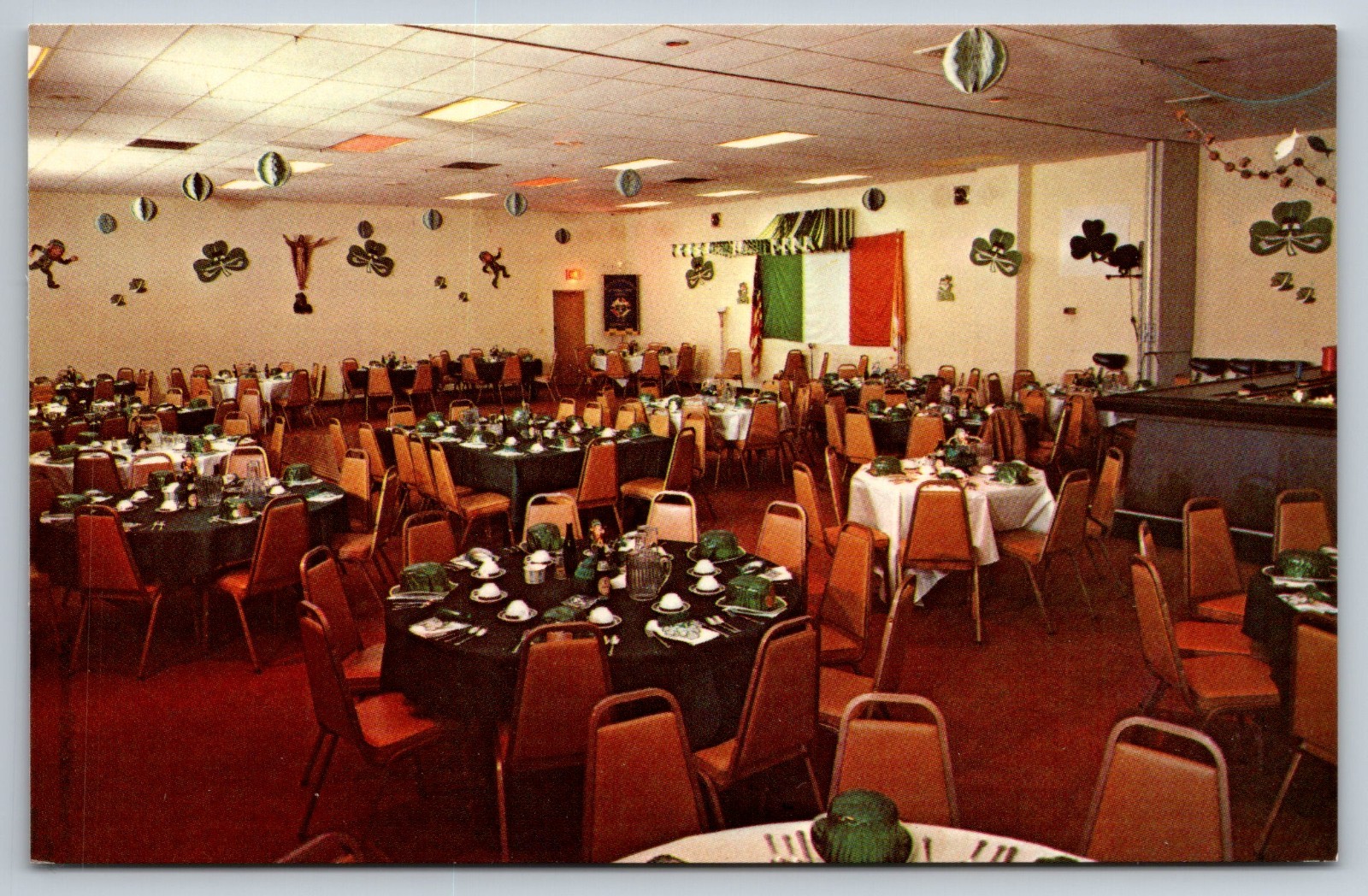 Westwood NJ Knights of Columbus St Thomas More Council 2188 Ball Room Postcard Westwood NJ Knights of Columbus St Thomas More Council 2188 Ball Room Postcard