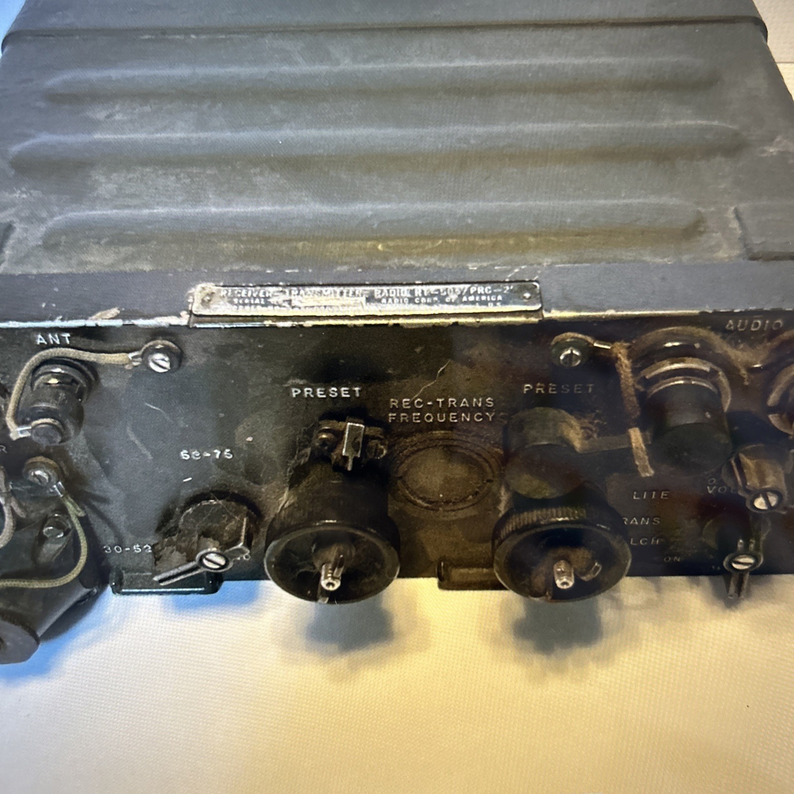 RT-505/PRC-25 Military FM Transceiver Collection Item limited USA Rare