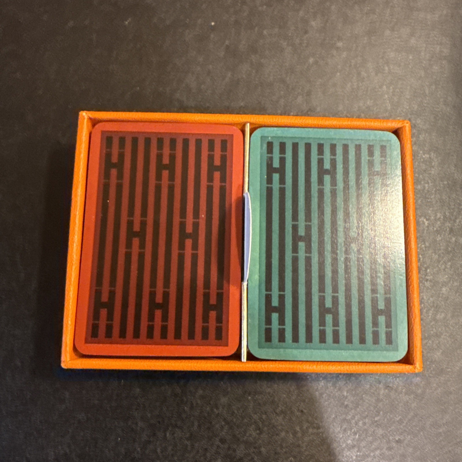 HERMES Mini Playing Card Set 2 Decks HERMES Mini Playing Card Set 2 Decks