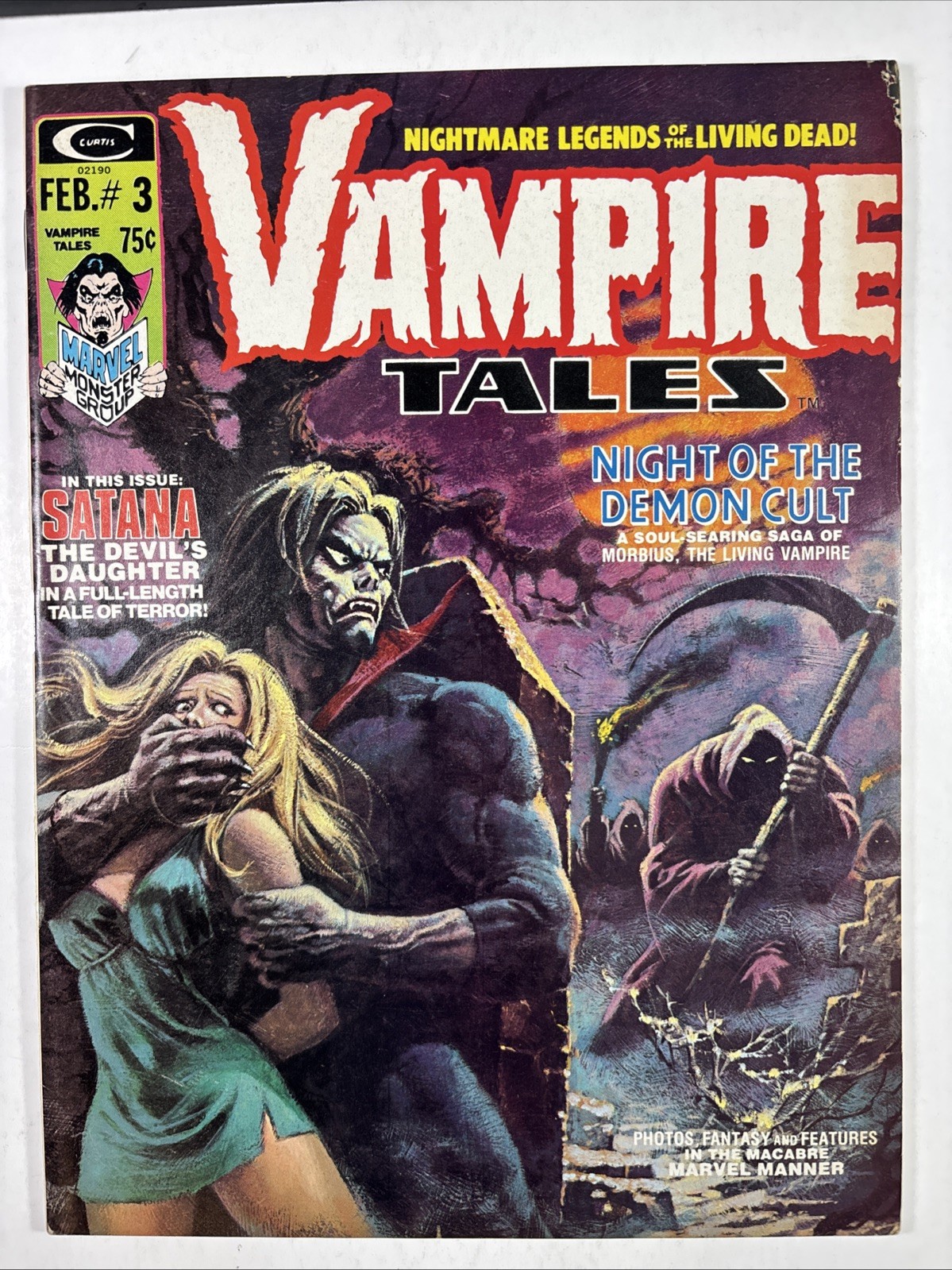Vampire Tales #3 (Marvel Comics February 1974)