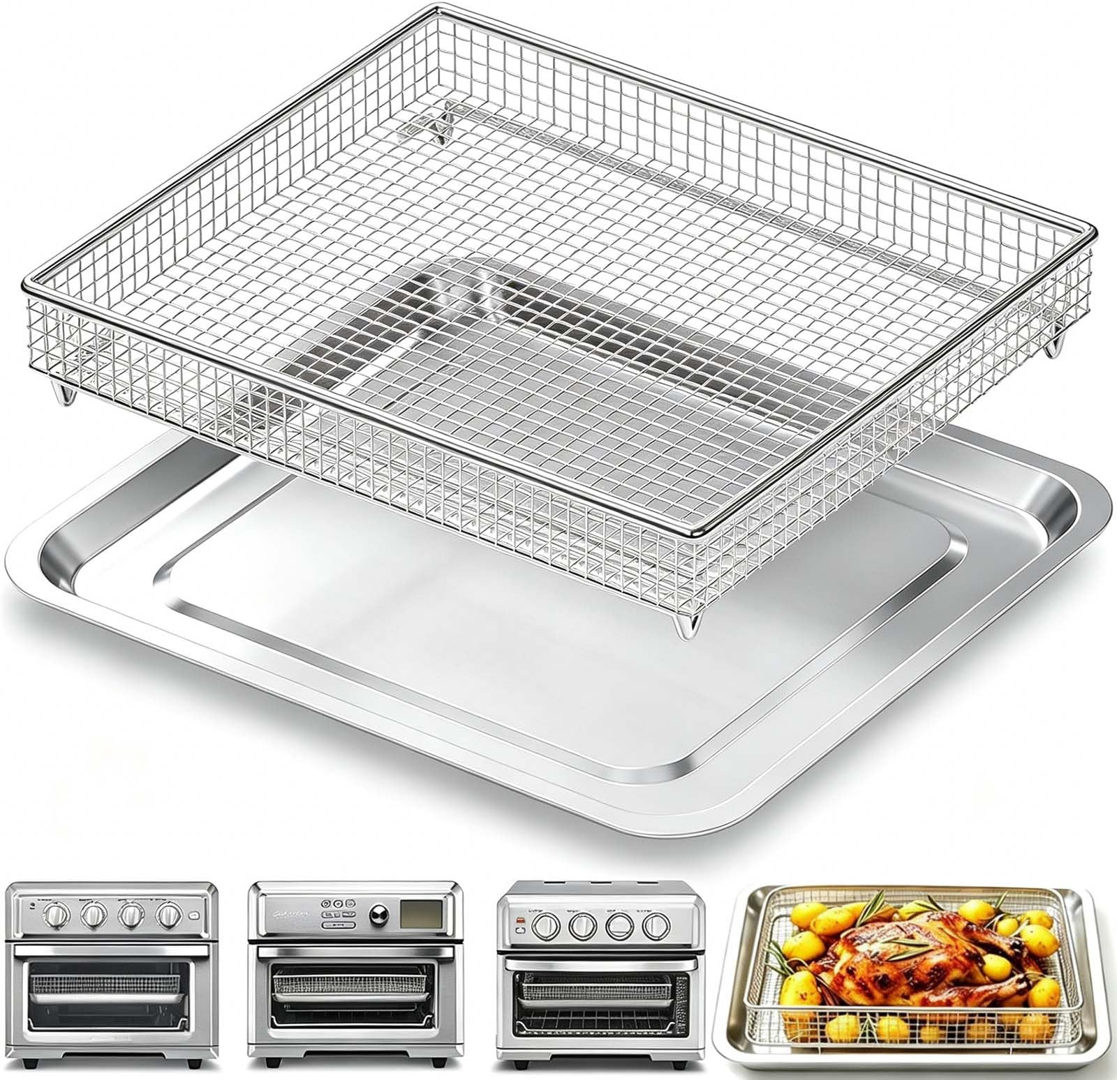 Air Fryer Tray Replacement for Cuisinart TOA-60 TOA-65 TOA-70 Convection Toas...