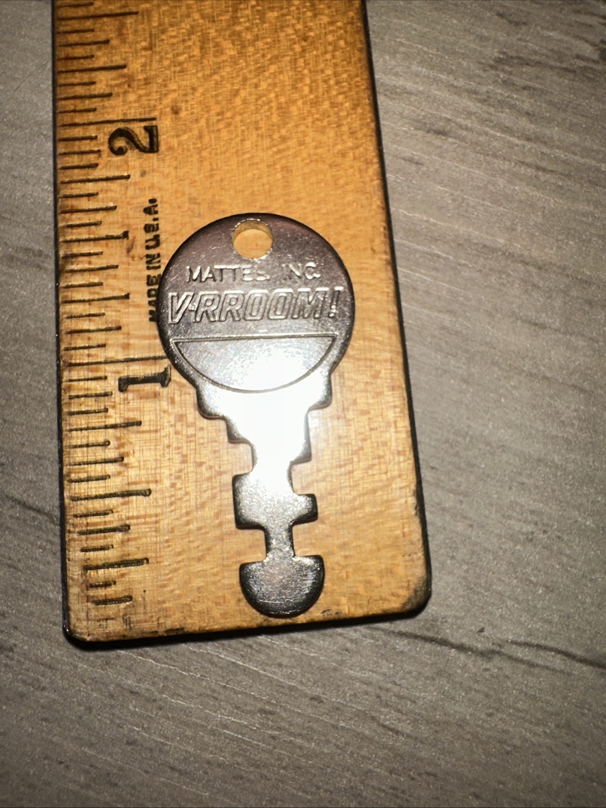 Vintage Mattel Key VRROOM For Old Toys
