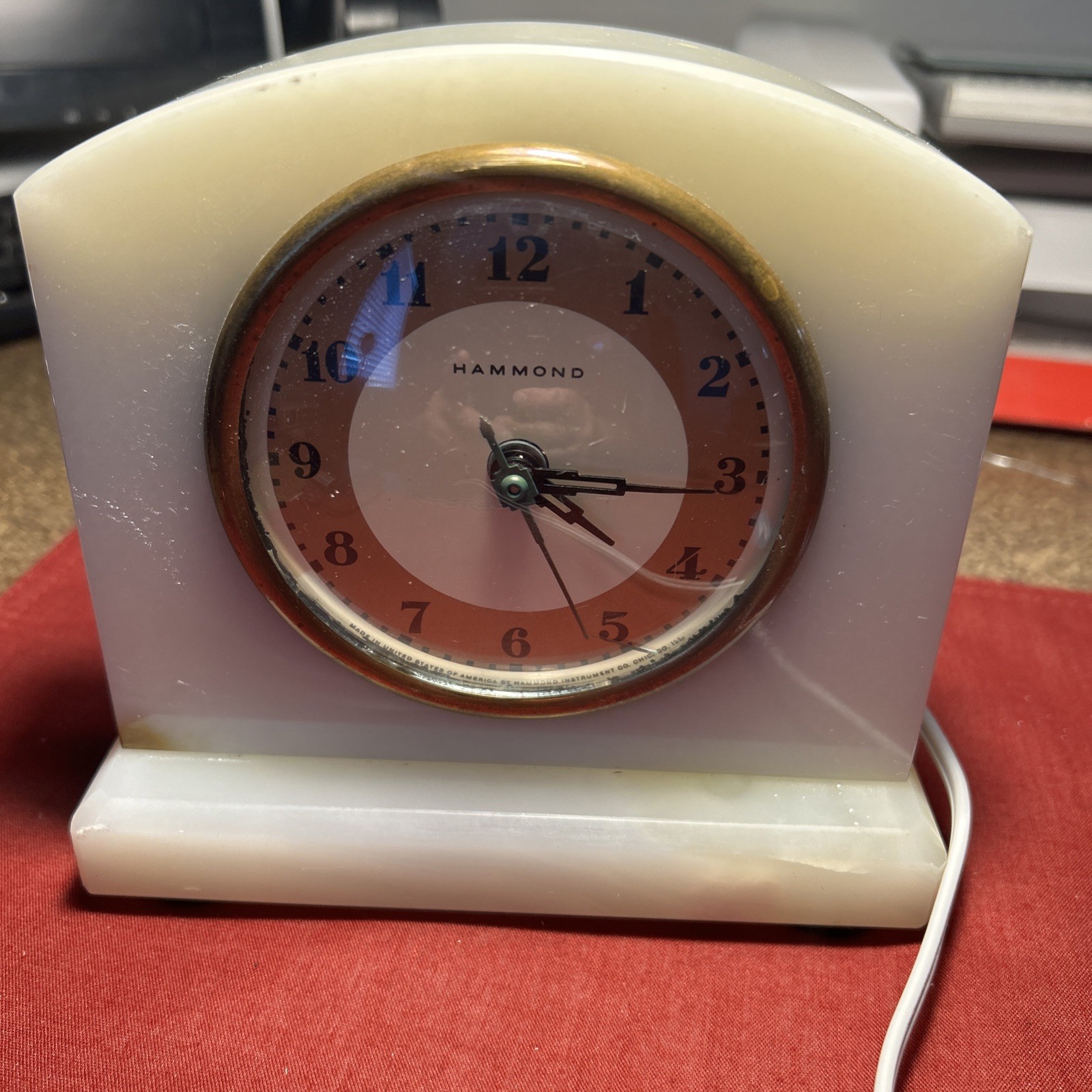 Vintage Hammond Electric Mantle Clock