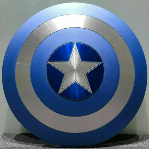 Captain America REPLICA Shield Round metal Shield Cosplay Marvels Avengers 24\