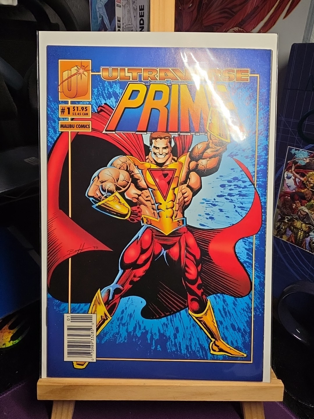 ULTRAVERSE PRIME 1 NEWSSTAND COVER & ART NORM BREYFOGLE STORY GERARD JONES 1993.
