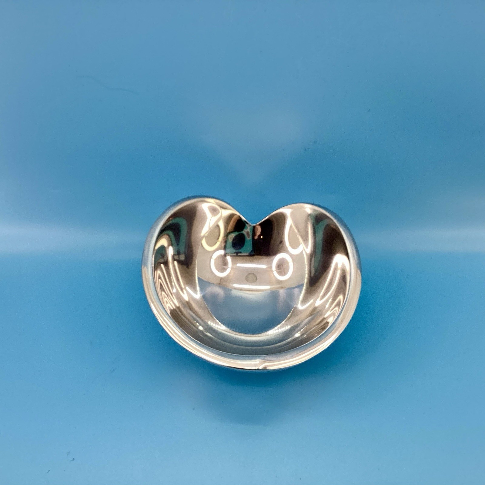 Nambe Heart Bowl 2009 Sean O’Hara 4.5” Silver Candy Ring Trinket Dish