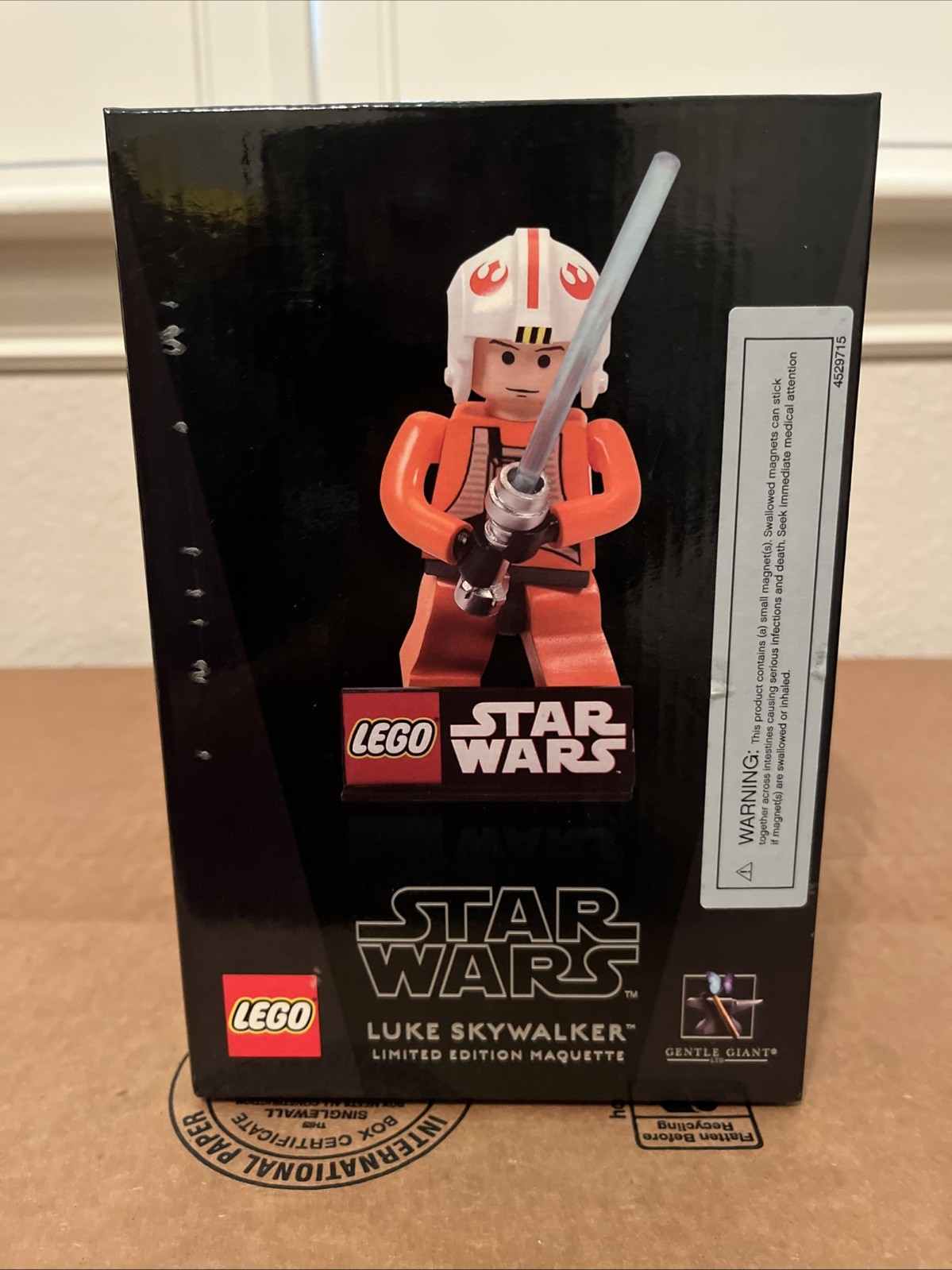 NISB Lego Star Wars Gentle Giant Luke Skywalker Maquette Limited Edition