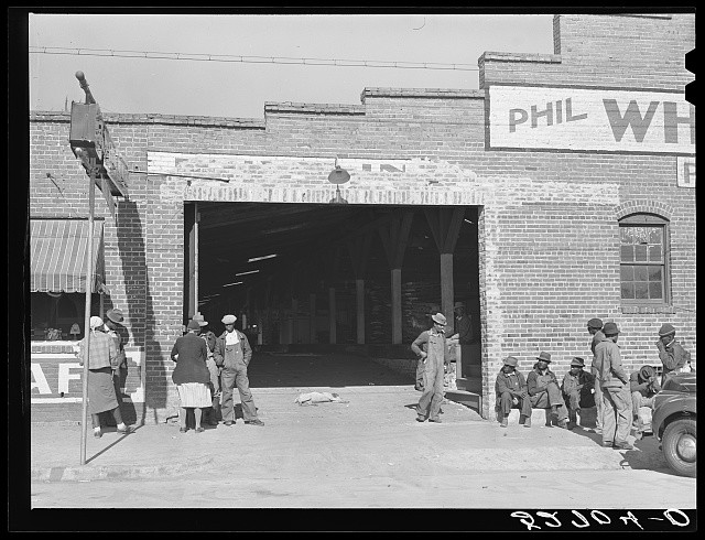 Photo:Wendell North Carolina 1939 Warehouse Tobacco Stem Factory Workers