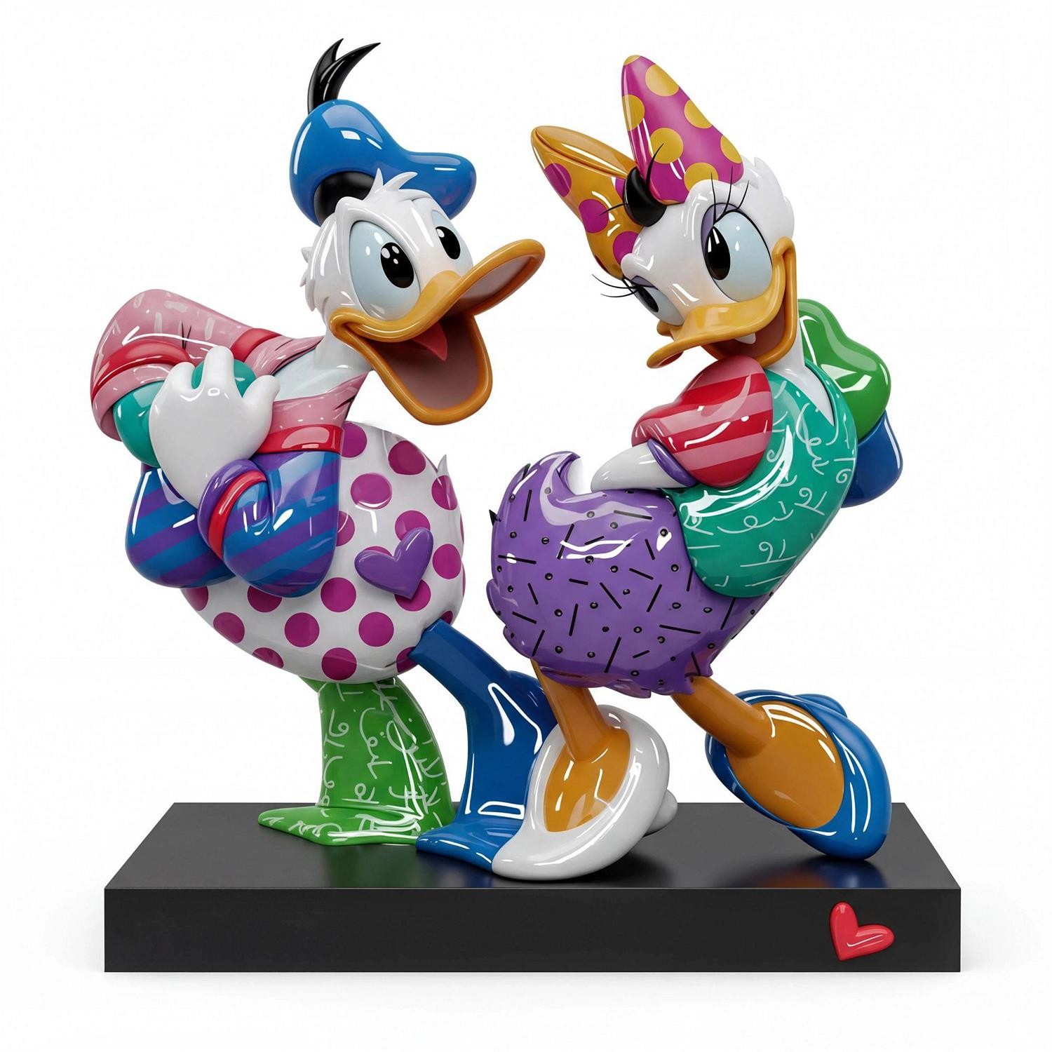 PRE-ORDER Daisy & Donald In Love By: Romero Britto *SHIPS 11/2026 NEW 2026