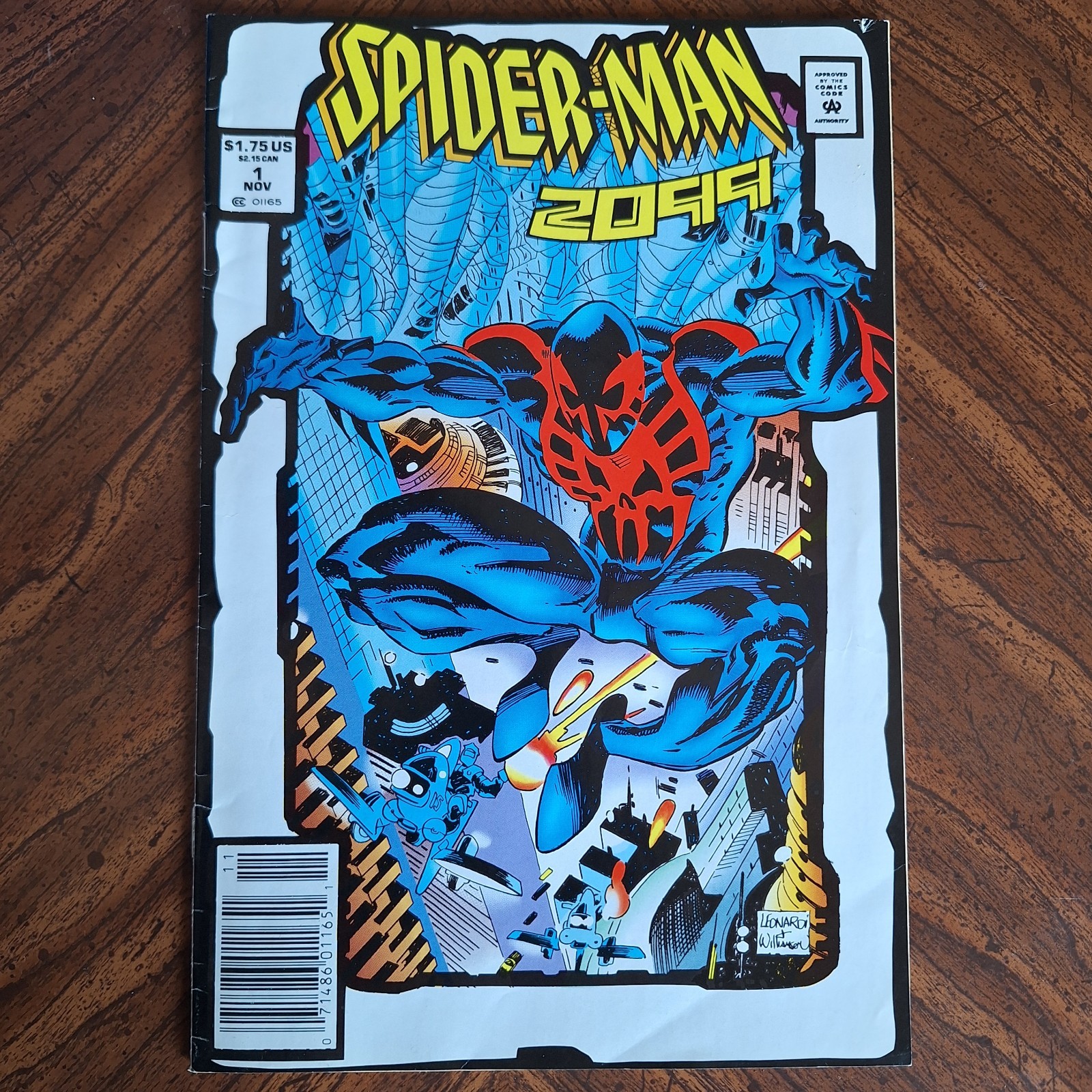 Spider-Man 2099 #1 Toy Biz 2nd Print White Variant 2001 Marvel Miguel O’Hara