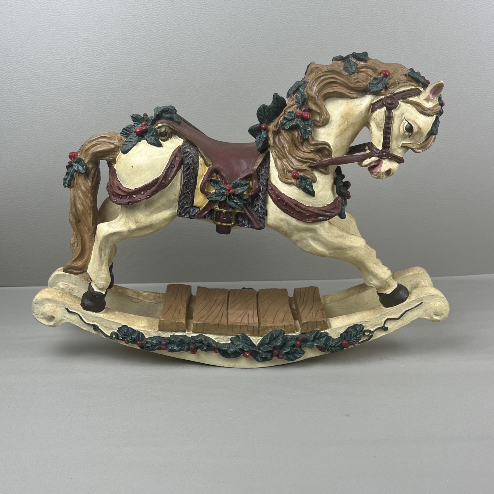Music Vintage CHRISTMAS ROCKING HOBBY HORSE HOLIDAY DECORATION 9 1/2” By 12 1/2” Music Vintage CHRISTMAS ROCKING HOBBY HORSE HOLIDAY DECORATION 9 1/2” By 12 1/2”