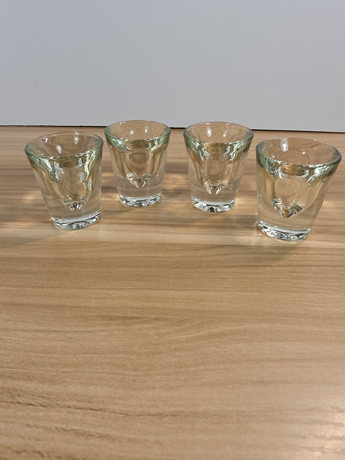 Vintage Anchor Hocking 1 oz Heavy Shot Glass, Clear Shot Glasses - SET OF 4