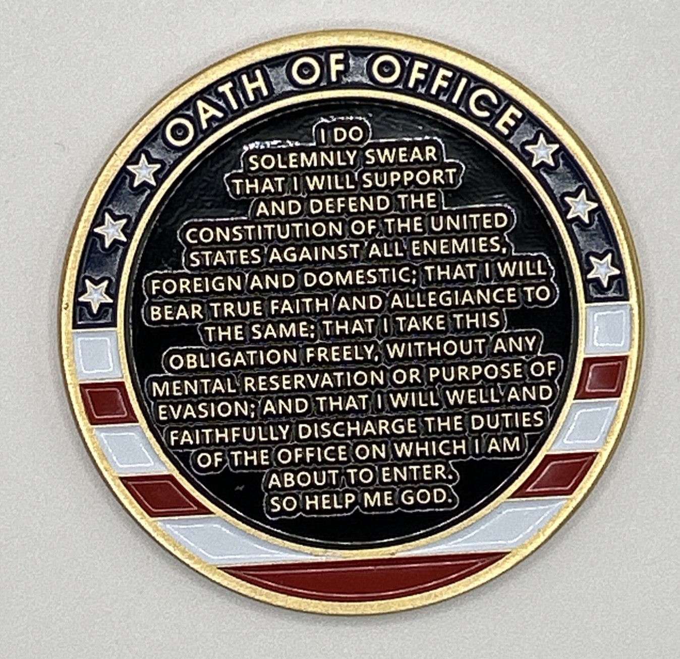 FBI HQ Oath of Office Employee Special Agent Challenge Coin New CN98