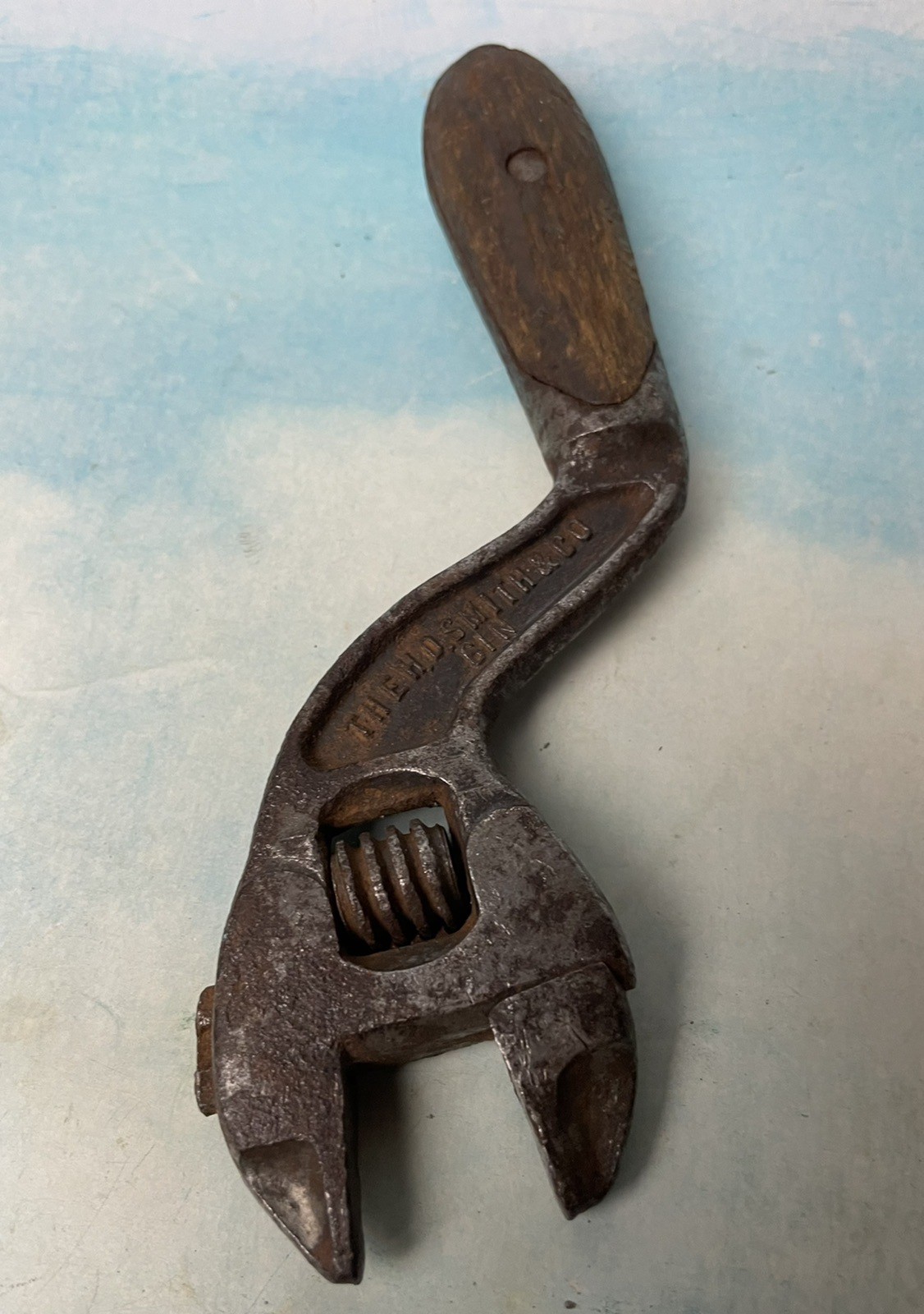 H D SMITH & Co PERFECT HANDLE S Adjustable WRENCH 6”Mechanic USA Shop Tool RARE H D SMITH & Co PERFECT HANDLE S Adjustable WRENCH 6”Mechanic USA Shop Tool RARE