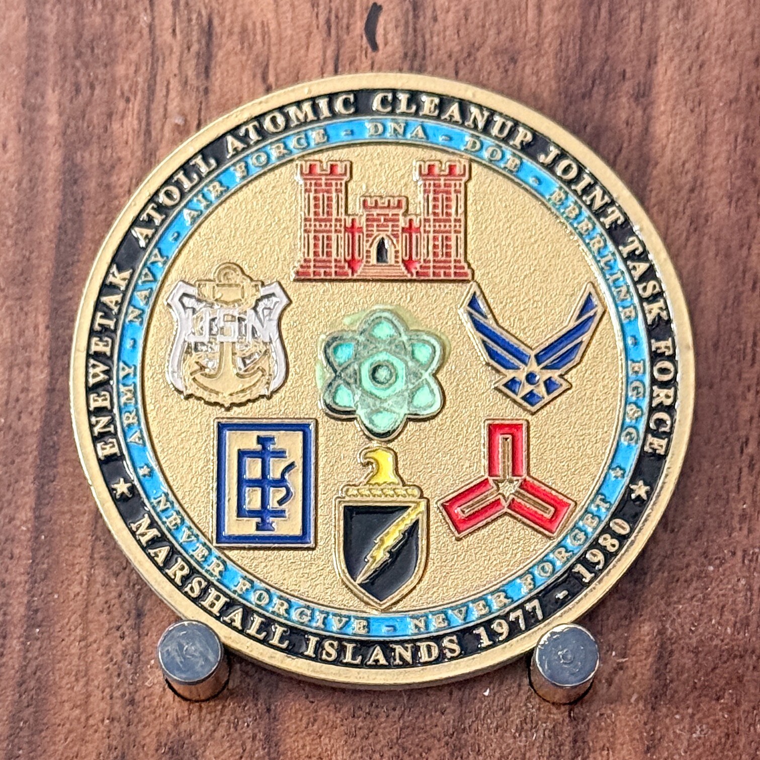 Enewetak Atoll Marshall Islands Atomic Cleanup Task Force Challenge Coin  1#42