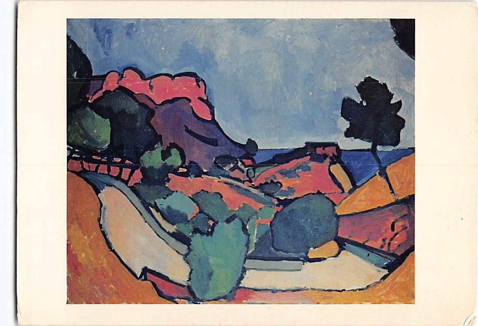 Postcard The Road in the Mountain By André Derain Hermitage Museum Russia Postcard The Road in the Mountain By André Derain Hermitage Museum Russia