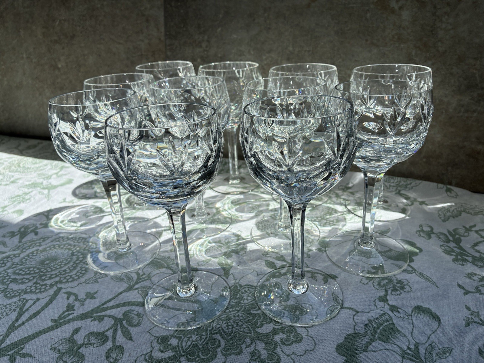 I have a total of 11 Gorham Bamberg Crystal Stemware Wine Glasses
